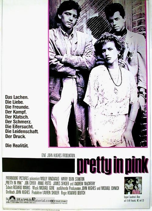 Pretty in Pink - German Movie Poster