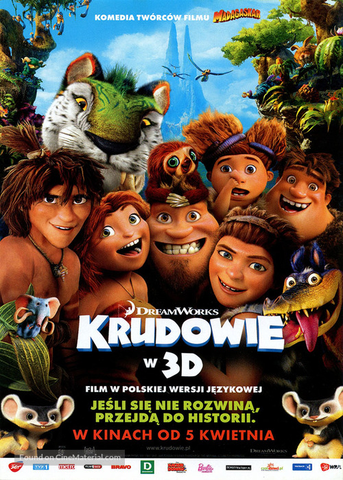 The Croods - Polish Movie Poster