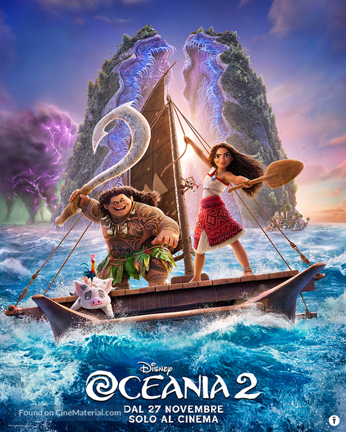 Moana 2 - Italian Movie Poster