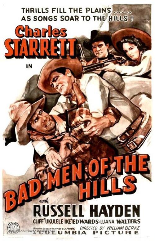 Bad Men of the Hills - Movie Poster