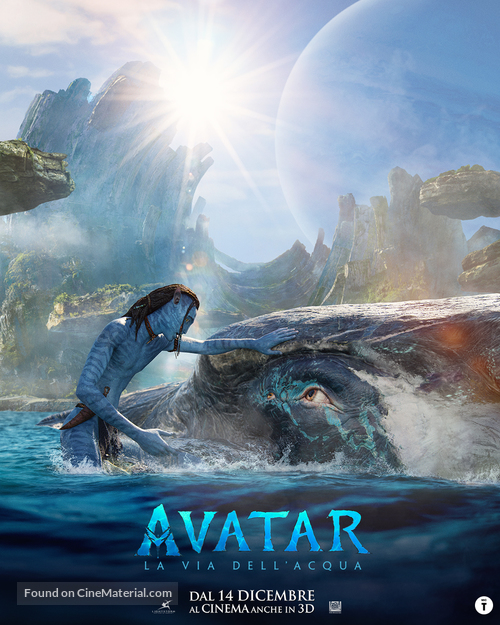 Avatar: The Way of Water - Italian Movie Poster