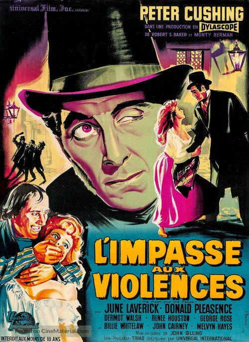 The Flesh and the Fiends - French Movie Poster