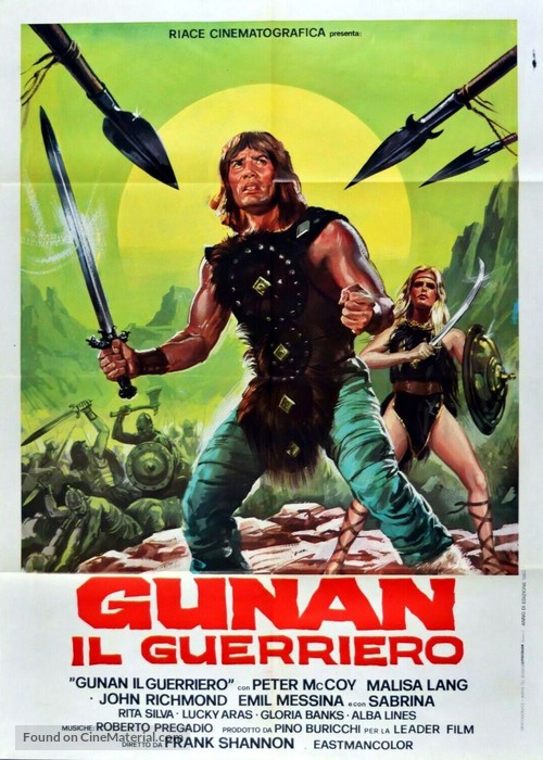 Gunan il guerriero - Italian Movie Poster