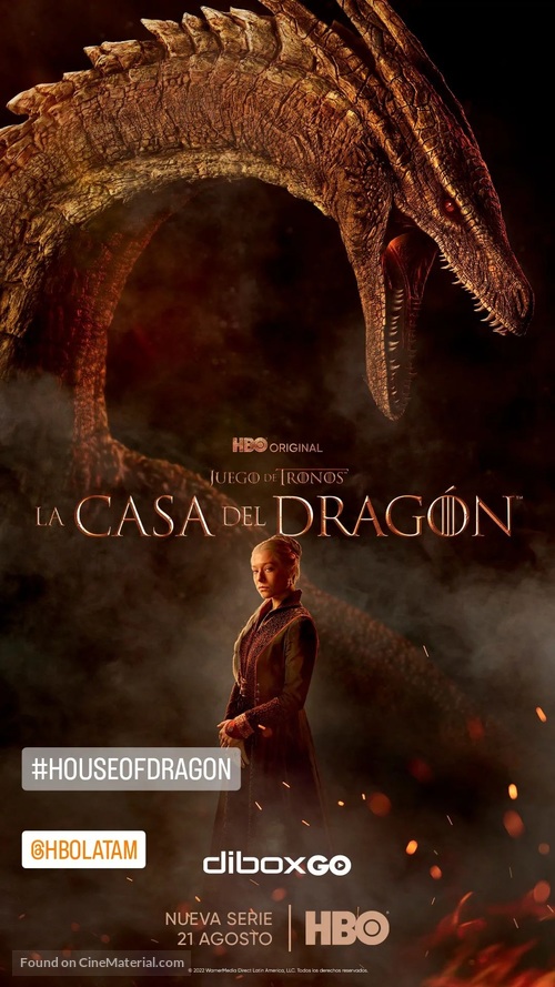 &quot;House of the Dragon&quot; - Argentinian Movie Poster