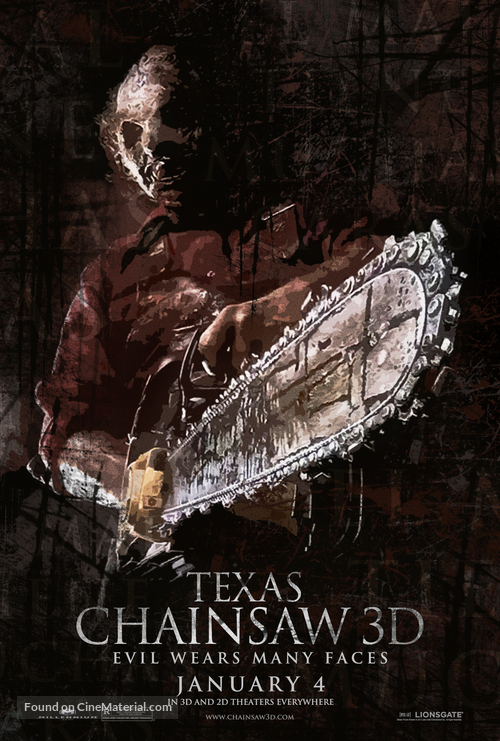Texas Chainsaw Massacre 3D - Movie Poster