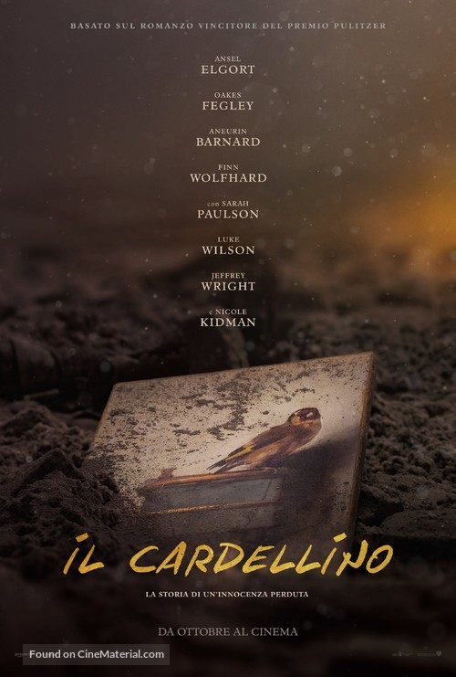 The Goldfinch - Italian Movie Poster