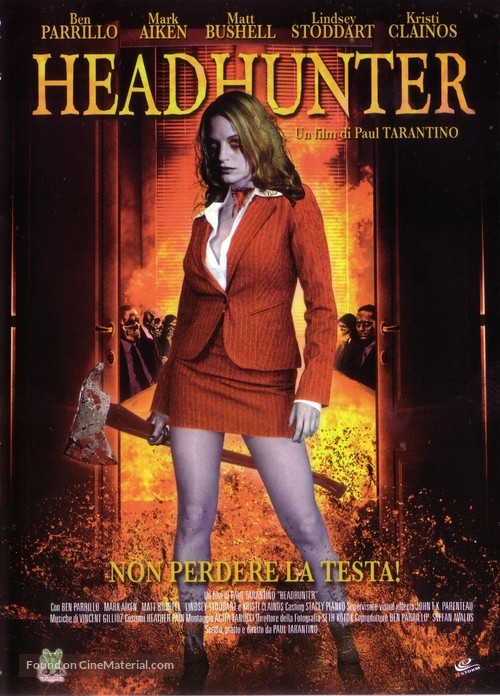 Headhunter - Italian DVD movie cover
