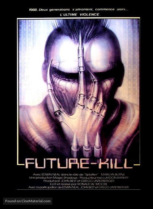 Future-Kill - French Movie Poster