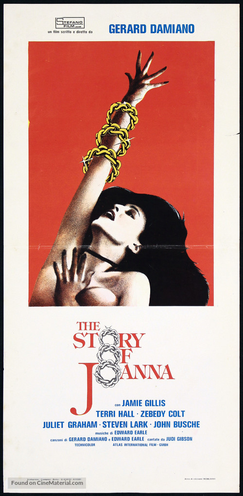 The Story of Joanna - Italian Movie Poster