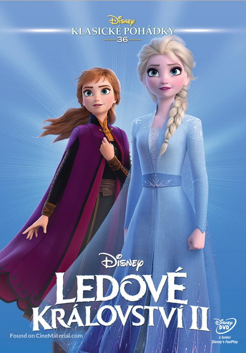 Frozen II - Czech DVD movie cover