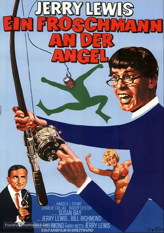 The Big Mouth - German Movie Poster