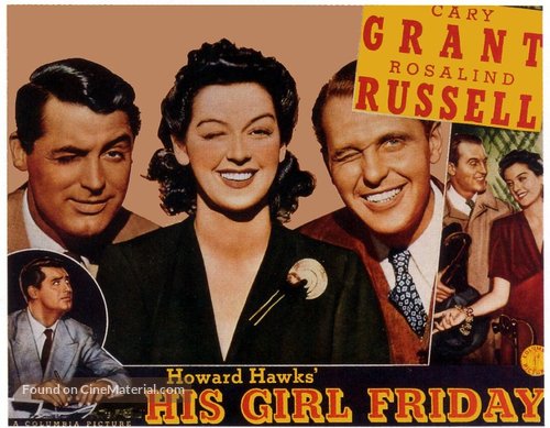 His Girl Friday - Movie Poster