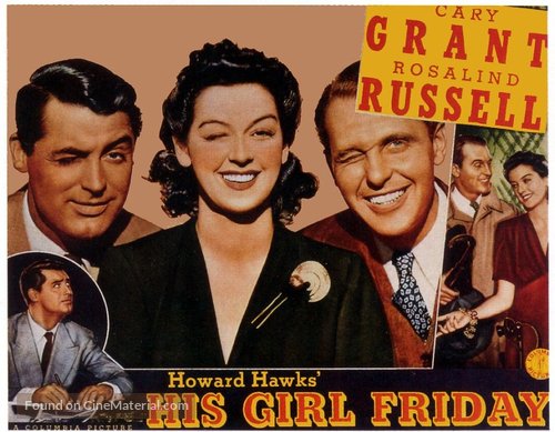 His Girl Friday - Movie Poster