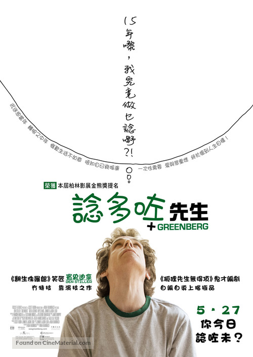 Greenberg - Hong Kong Movie Poster