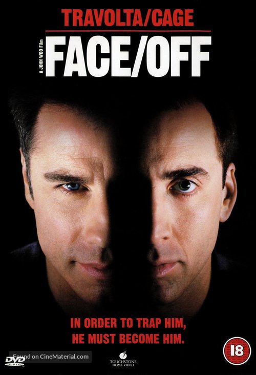 Face/Off - British DVD movie cover