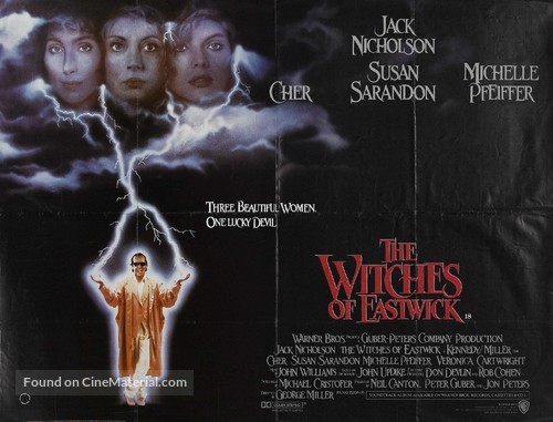 The Witches of Eastwick - British Movie Poster