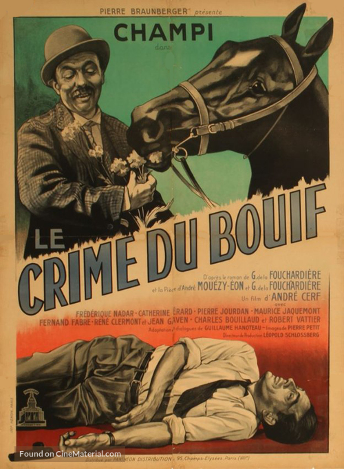 Le crime du Bouif - French Movie Poster