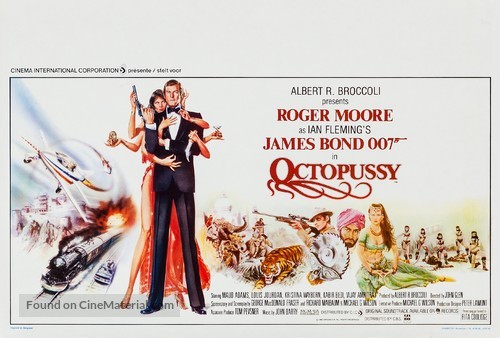 Octopussy - Belgian Movie Poster