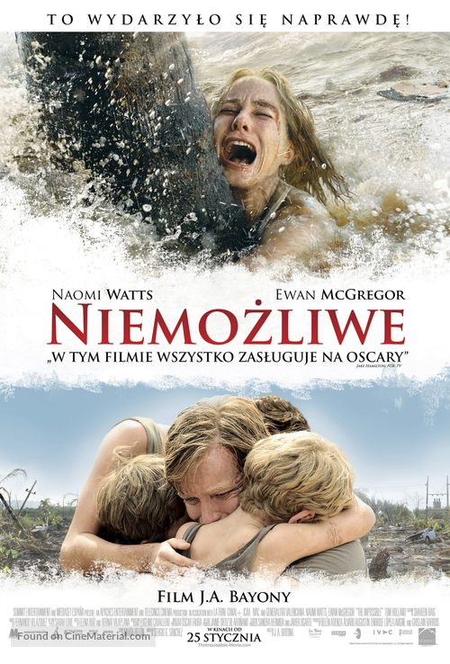 Lo imposible - Polish Movie Poster