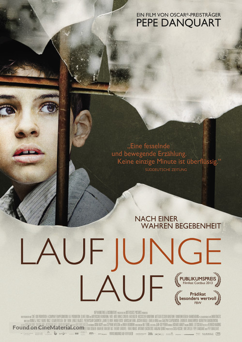 Lauf Junge lauf - German Movie Poster