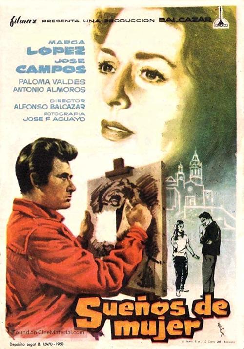 Sue&ntilde;os de mujer - Spanish Movie Poster