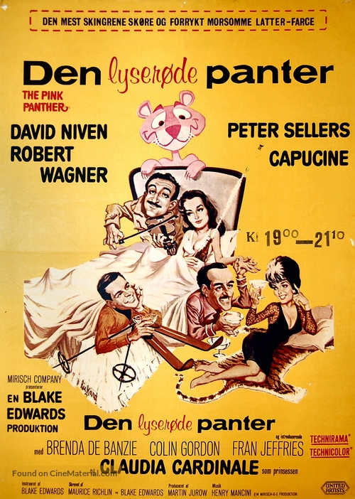 The Pink Panther - Danish Movie Poster