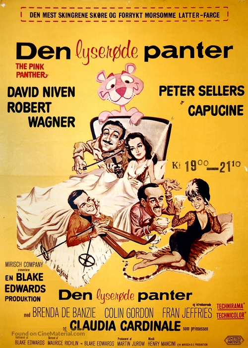 The Pink Panther - Danish Movie Poster