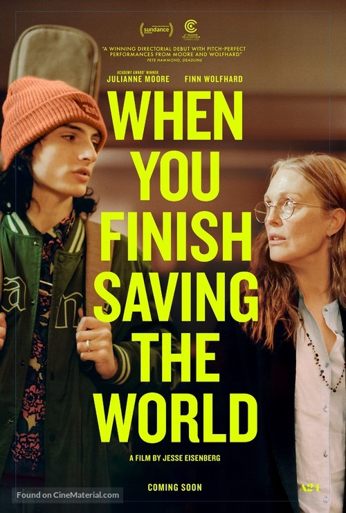 When You Finish Saving the World - Movie Poster