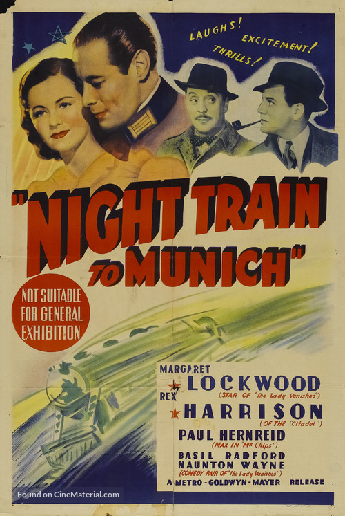 Night Train to Munich - Australian Movie Poster