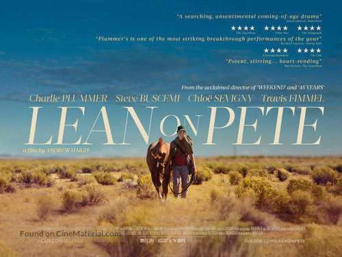 Lean on Pete - British Movie Poster