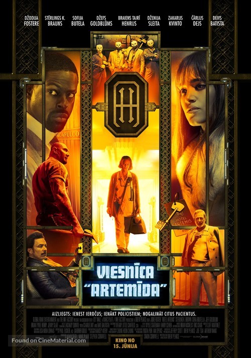 Hotel Artemis - Latvian Movie Poster