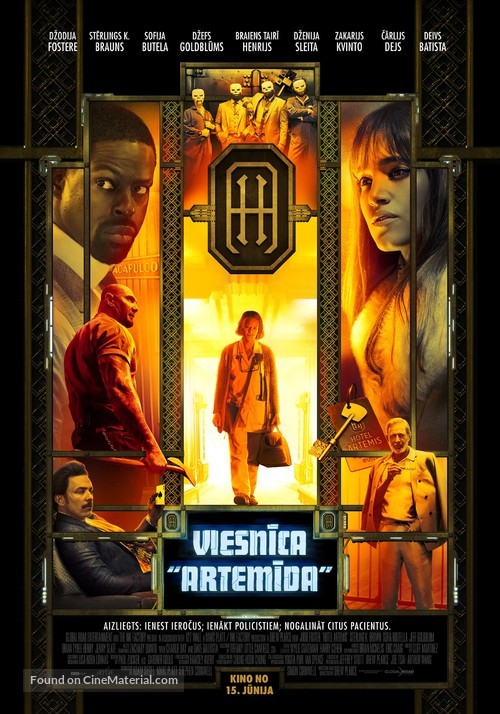 Hotel Artemis - Latvian Movie Poster