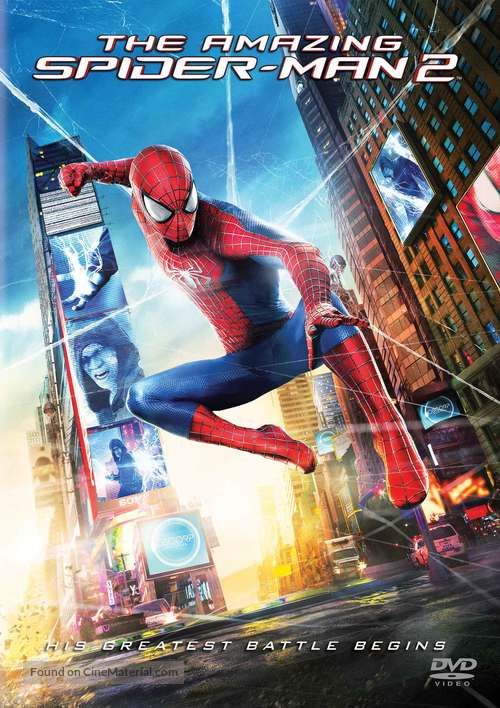 The Amazing Spider-Man 2 - DVD movie cover