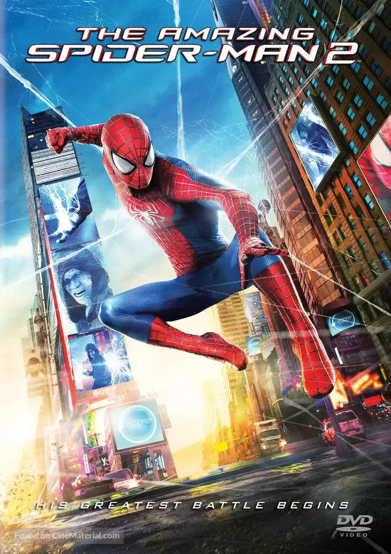 The Amazing Spider-Man 2 - DVD movie cover