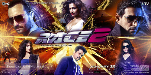 Race 2 - Indian Movie Poster