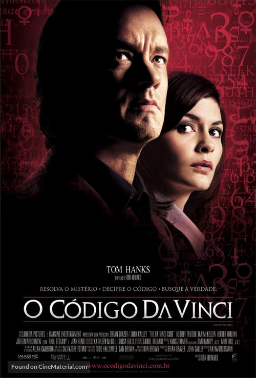 The Da Vinci Code - Brazilian Movie Poster