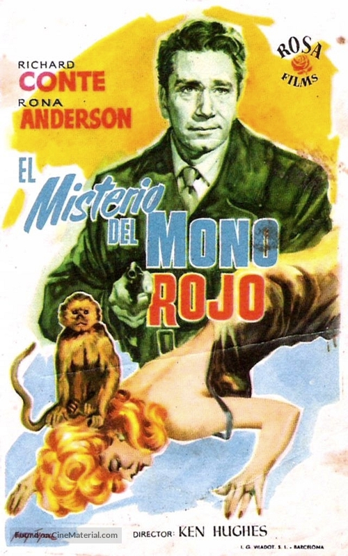 Little Red Monkey - Spanish Movie Poster