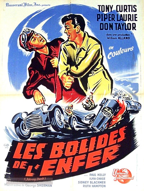 Johnny Dark - French Movie Poster