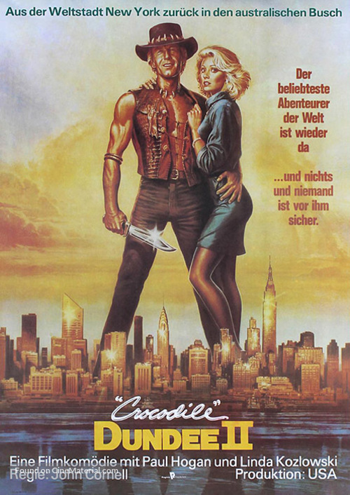 Crocodile Dundee II - Austrian Movie Poster