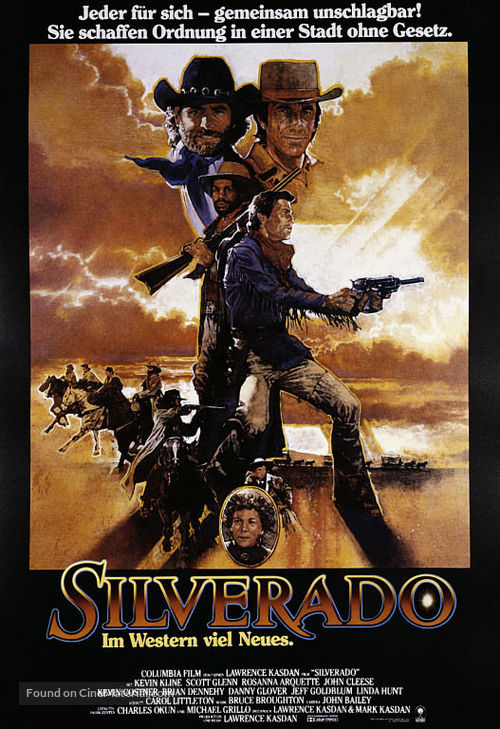 Silverado - German Movie Poster