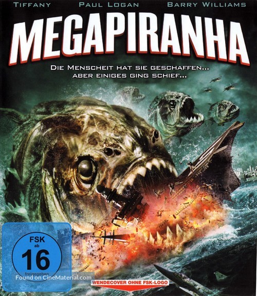 Mega Piranha - German Blu-Ray movie cover