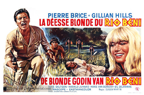 Die goldene G&ouml;ttin vom Rio Beni - Belgian Movie Poster