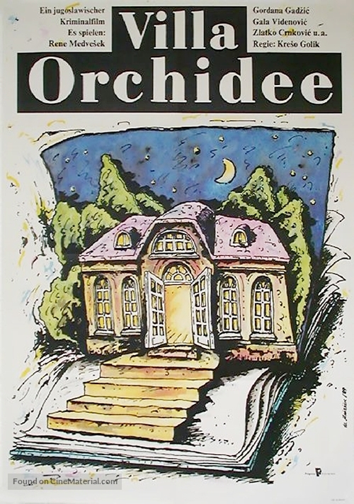 Vila Orhideja - German Movie Poster