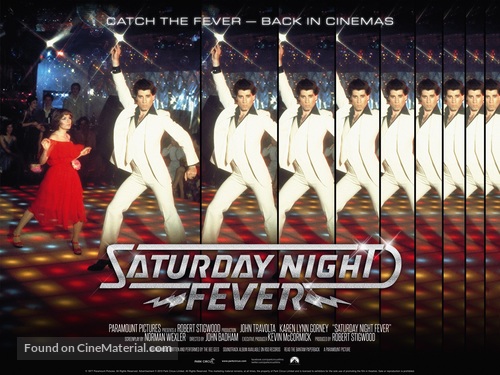 Saturday Night Fever - British Movie Poster