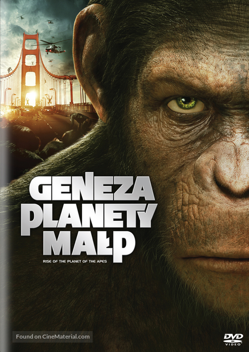 Rise of the Planet of the Apes - Polish DVD movie cover