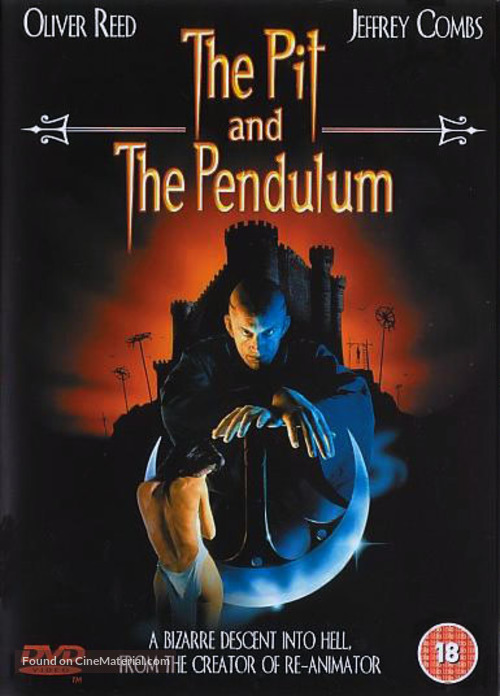 The Pit and the Pendulum - British DVD movie cover