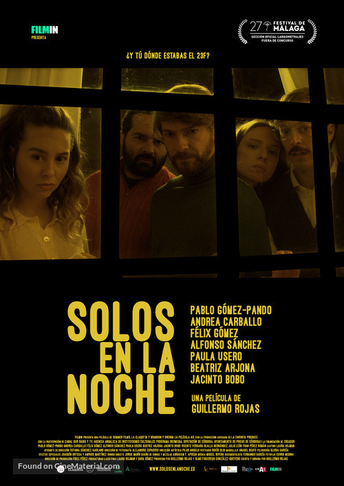 Solos en la noche - Spanish Movie Poster