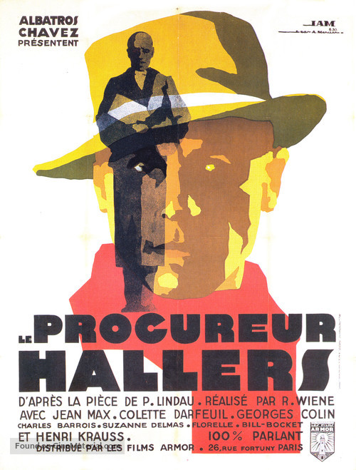 Le procureur Hallers - French Movie Poster