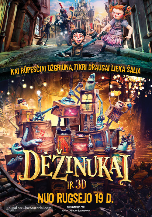 The Boxtrolls - Lithuanian Movie Poster