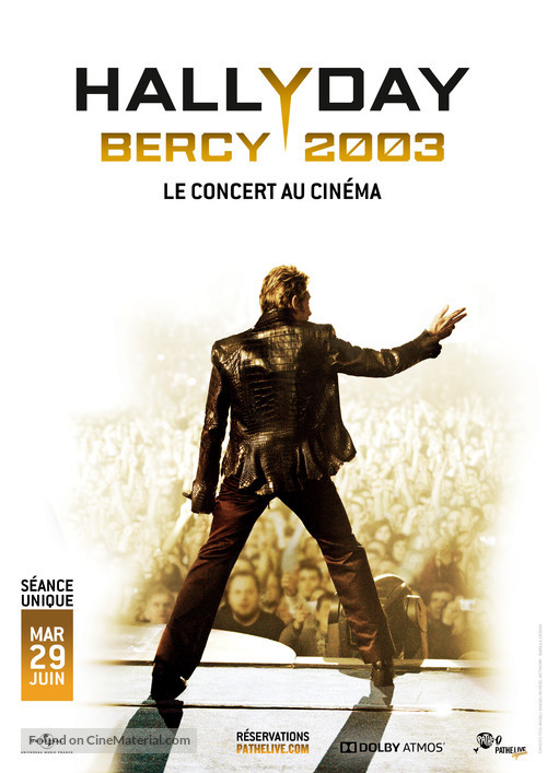 Hallyday - Bercy 2003 - French Movie Poster